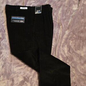 Black corduroy pants